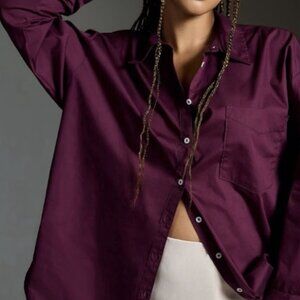 Anthropologie Maeve The Bennet Buttondown Tunic